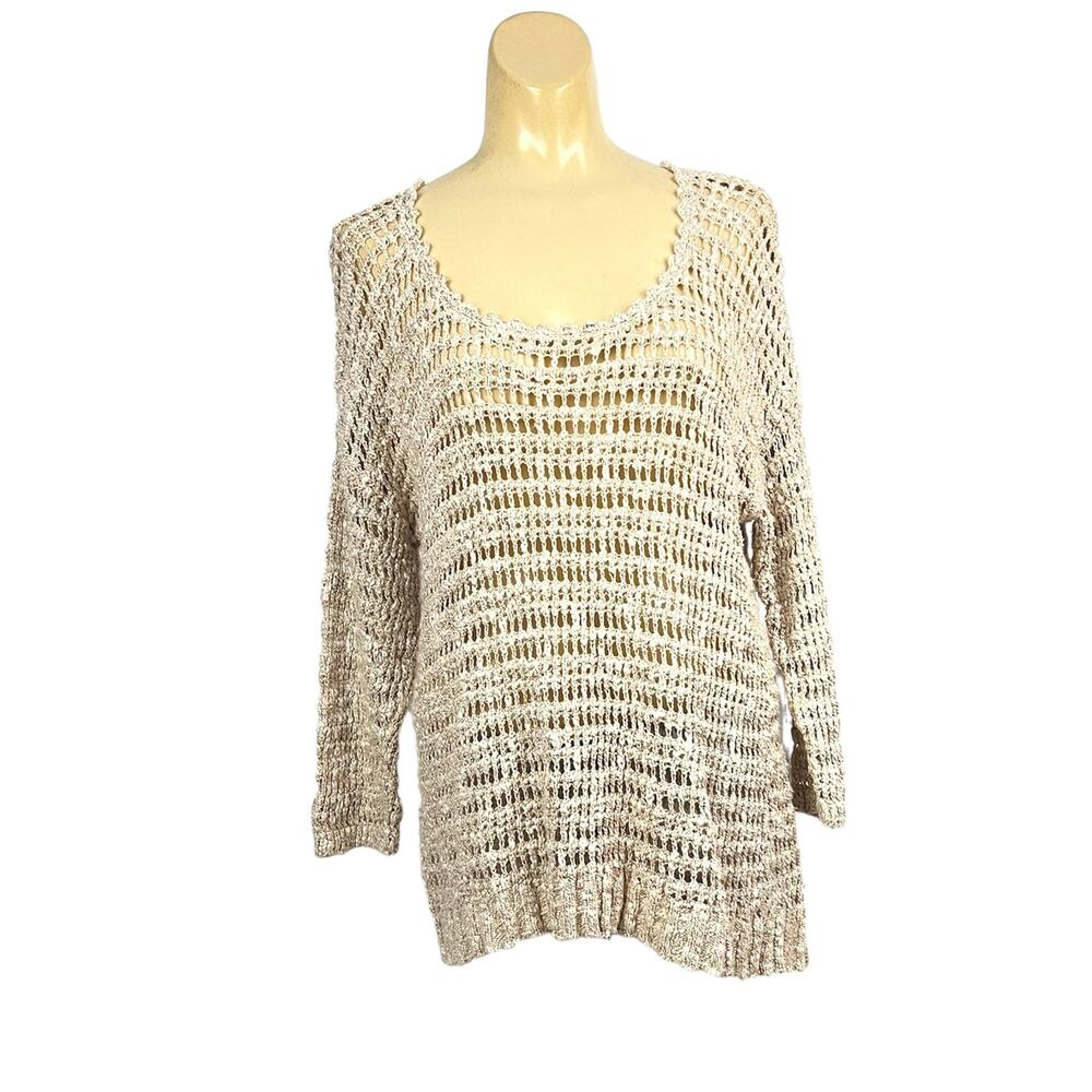 LUCKY BRAND. Woman’s Chunky Loose Knit Tunic Length Sweater  M
